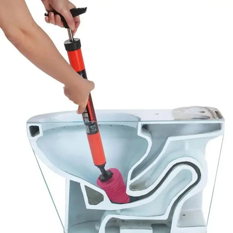 High-Pressure Toilet Plunger — Fast Clog Clearing