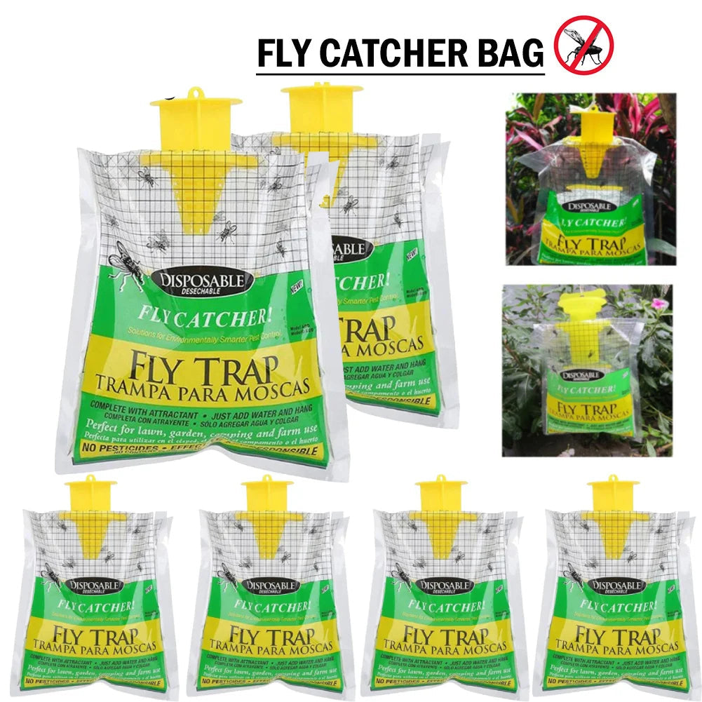 Eco Disposable Outdoor Fly Trap — Just Add Water