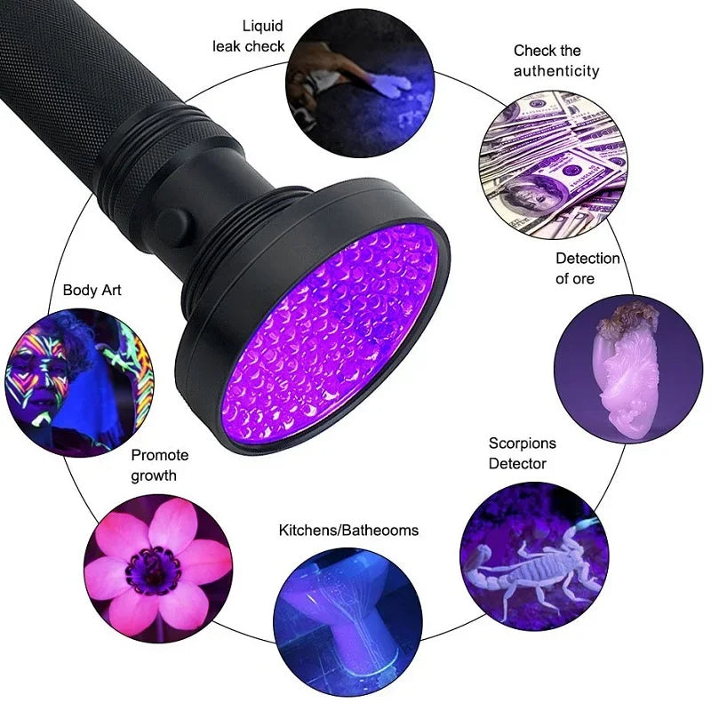 UV Flashlight — Bed Bug Detector & Stain Finder