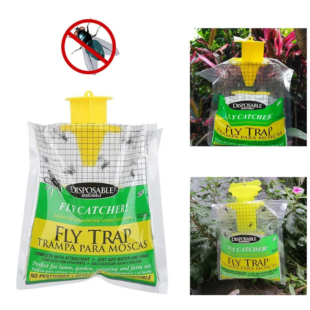Eco Disposable Outdoor Fly Trap — Just Add Water