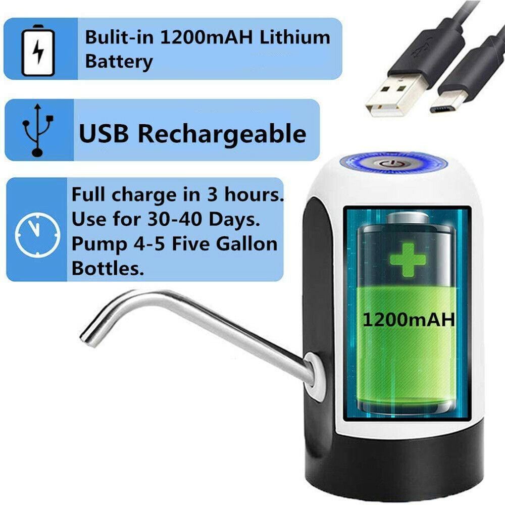 Automatic Water Dispenser — Rechargeable Bottle Pump