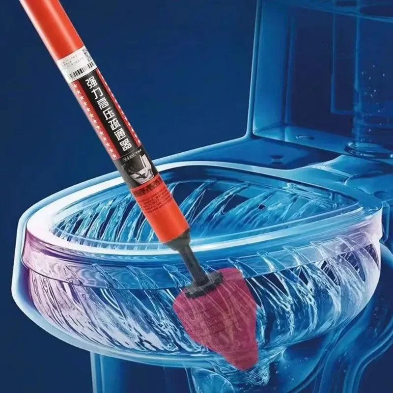 High-Pressure Toilet Plunger — Fast Clog Clearing