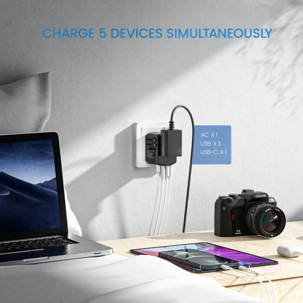 Multi-Port Travel Adapter — All-in-One Universal Charger