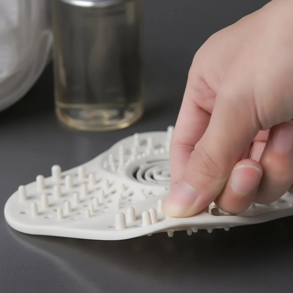 Spiral Shower Drain Hair Catcher — Anti-Clog Protector