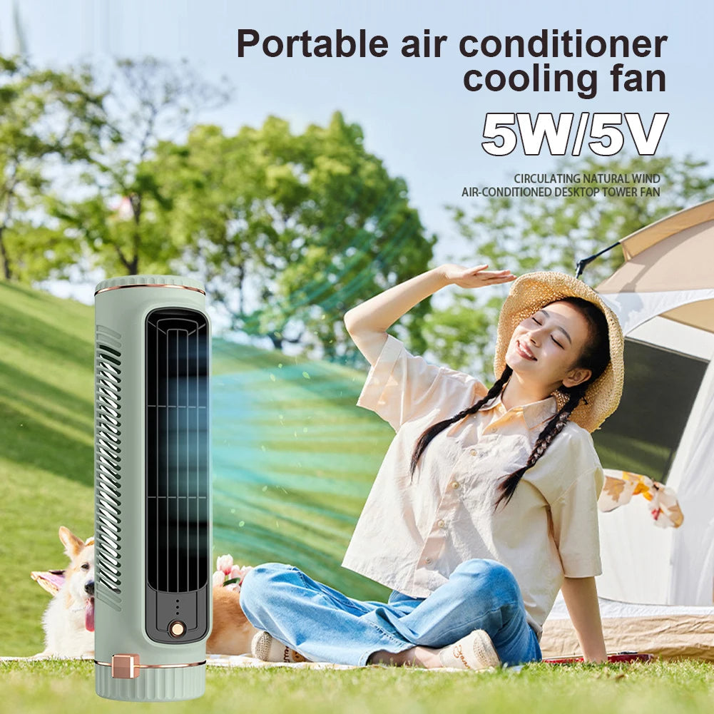 Bladeless Tower Fan — Wide-Angle Cooling for Summer