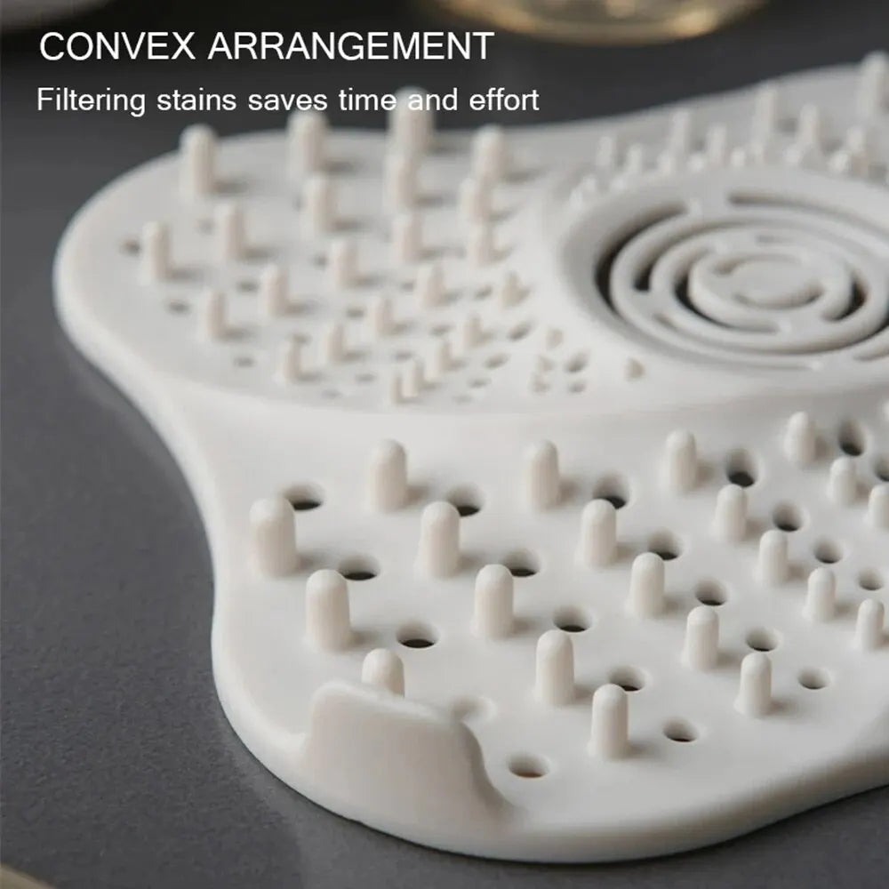 Spiral Shower Drain Hair Catcher — Anti-Clog Protector
