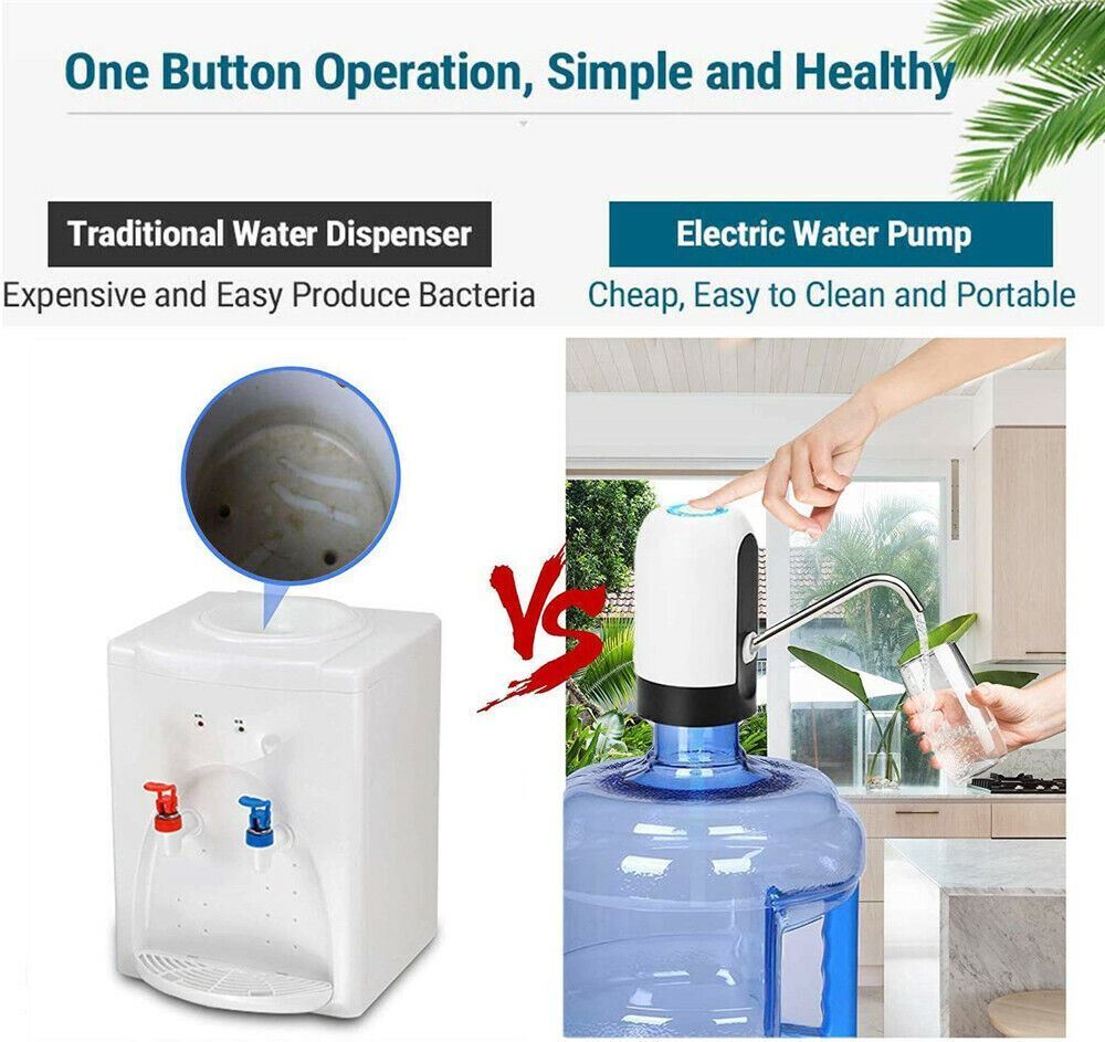Automatic Water Dispenser — Rechargeable Bottle Pump