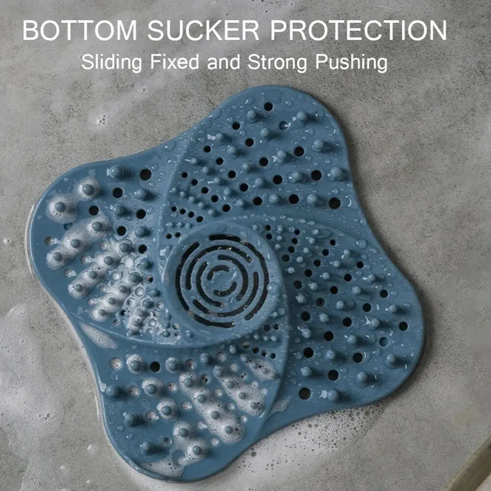 Spiral Shower Drain Hair Catcher — Anti-Clog Protector