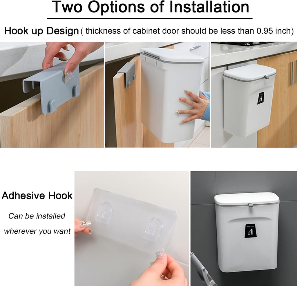 2.4-Gallon Kitchen Compost Bin — Countertop or Under-Sink