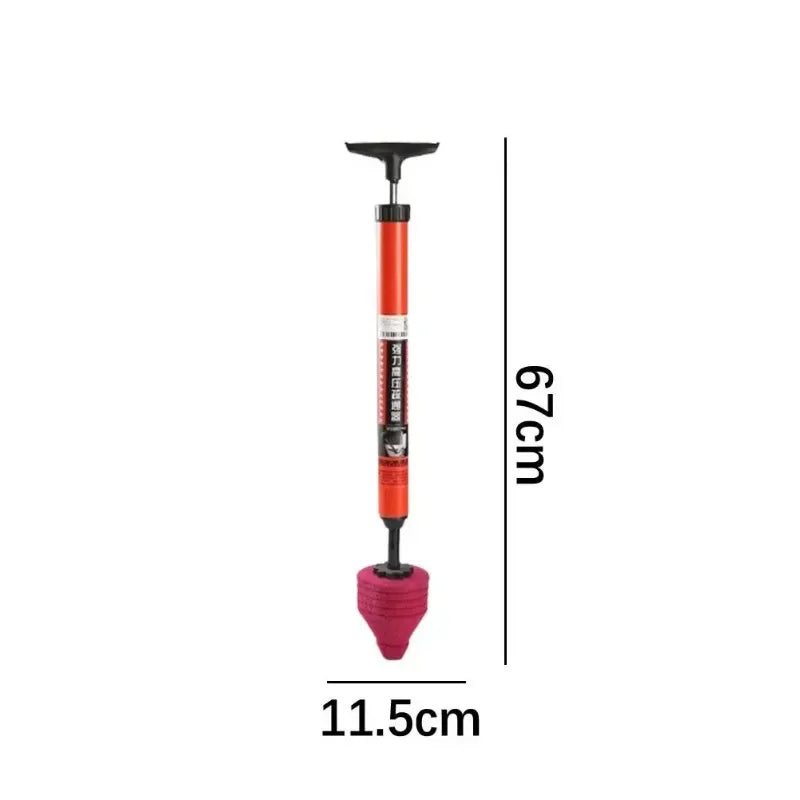 High-Pressure Toilet Plunger — Fast Clog Clearing