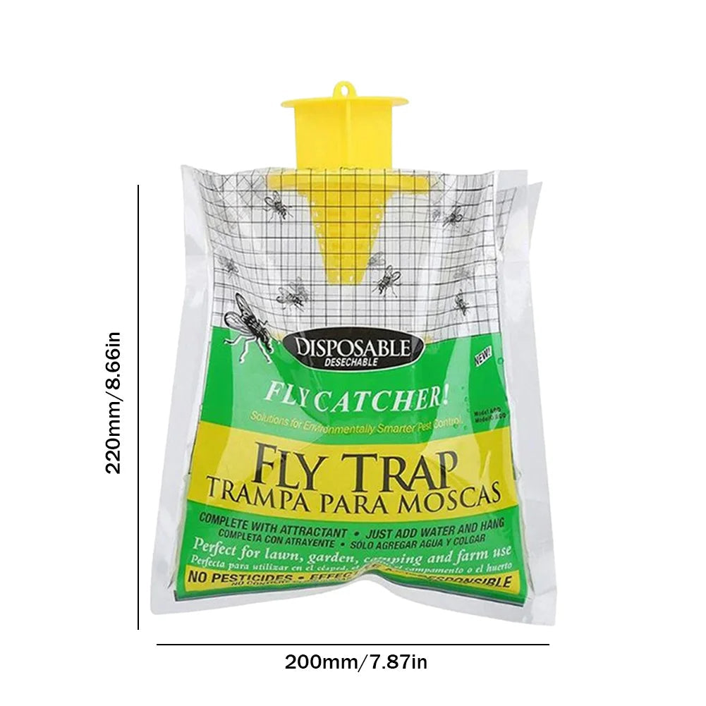 Eco Disposable Outdoor Fly Trap — Just Add Water