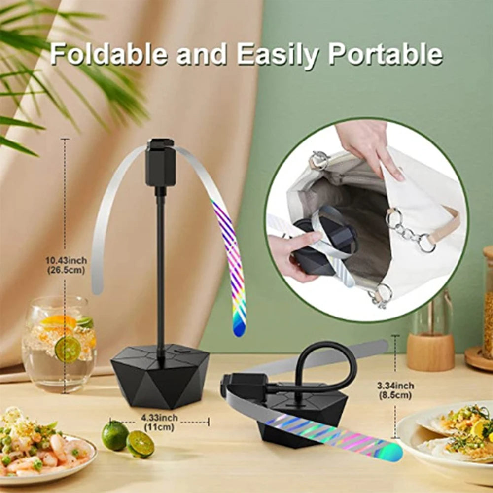 Outdoor Fly Repellent Fan — Keep Bugs Off Your Food