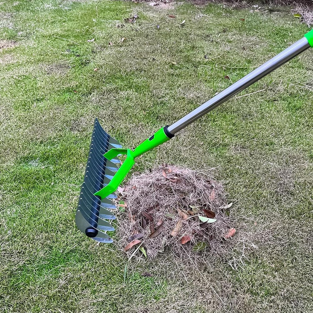 Long-Reach Thatch Rake — Dethatch for a Healthier Lawn