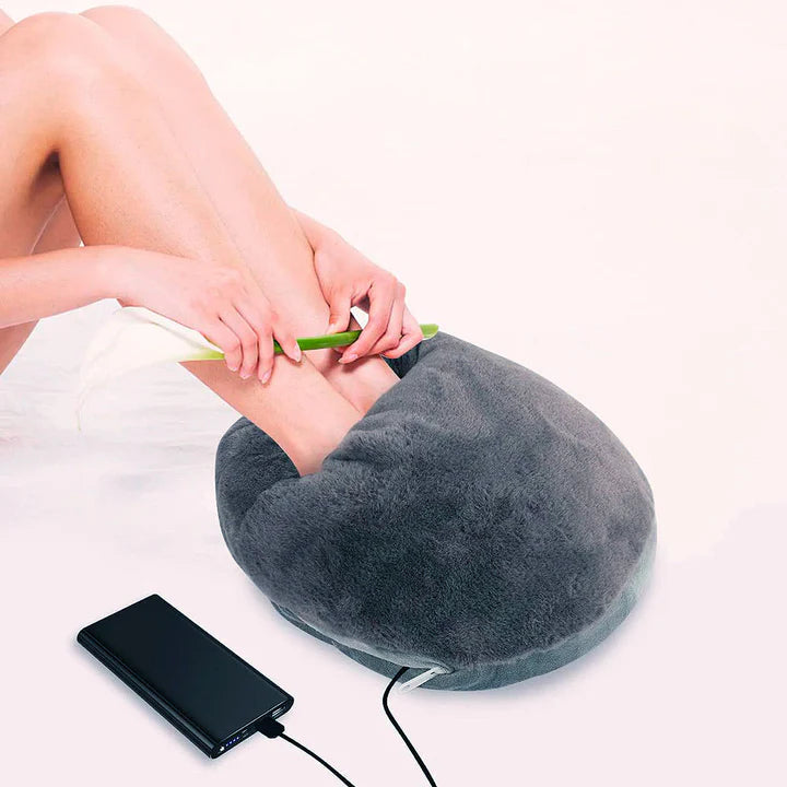 Electric XL Foot Warmer — Adjustable Heat, Washable Lining