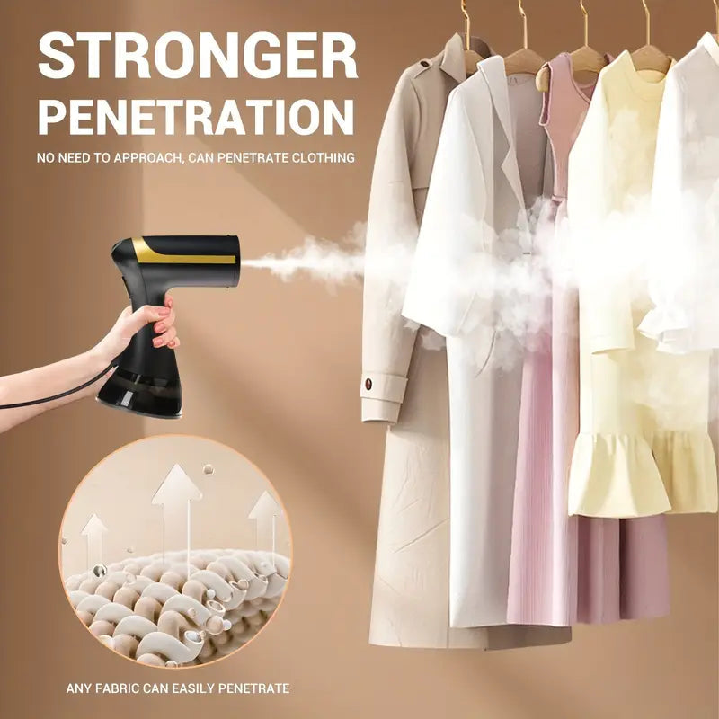 Portable Garment Steamer — Fast Wrinkle Remover for Travel