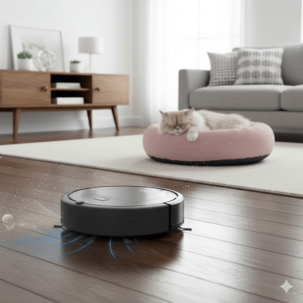 Smart Robot Vacuum Cleaner — Ultra-Quiet with HEPA Filtration