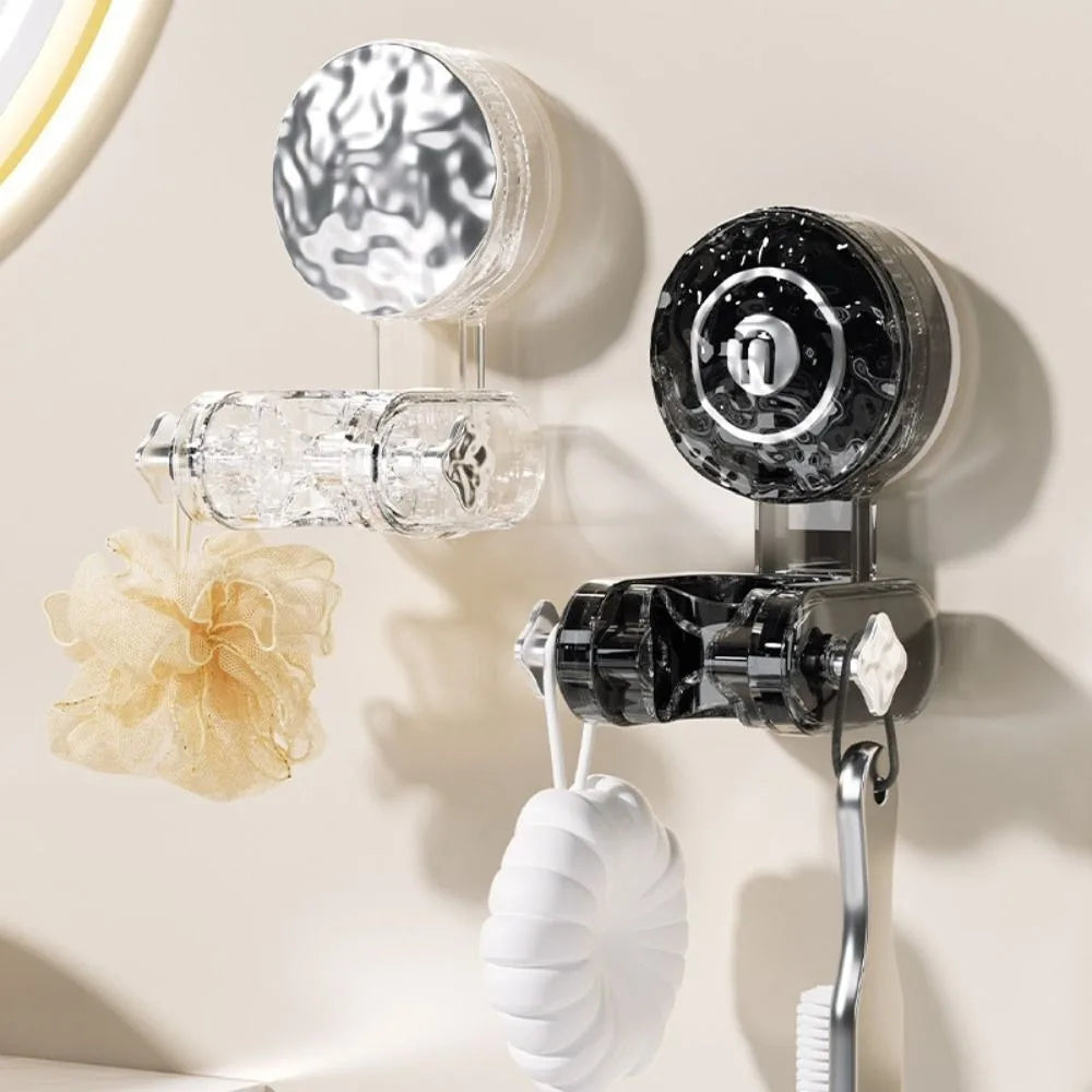 Adjustable Shower Head Holder — Suction Mount, Swivel Head