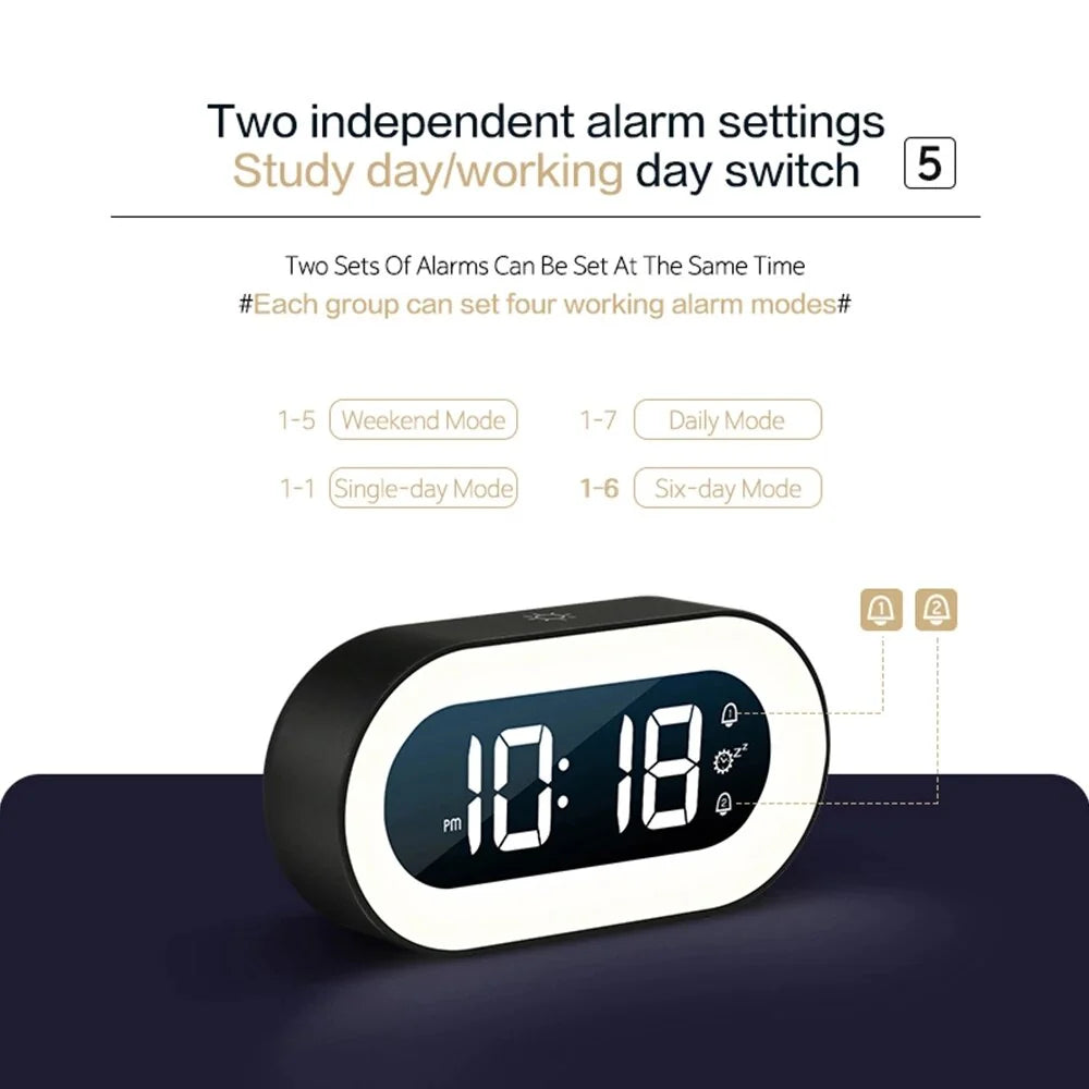 Gentle Sunrise Light Alarm Clock — Wake Up Naturally