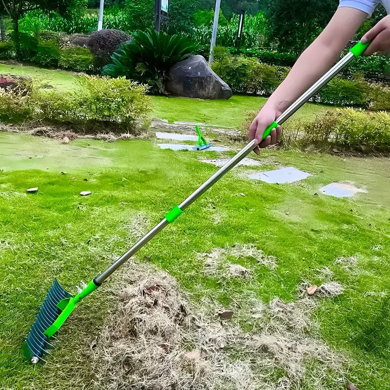 Long-Reach Thatch Rake — Dethatch for a Healthier Lawn