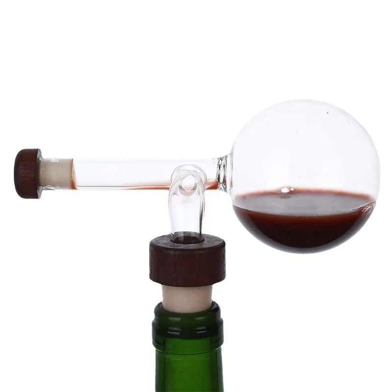 Glass Wine Aerator Decanter — Instant Smoother Pour