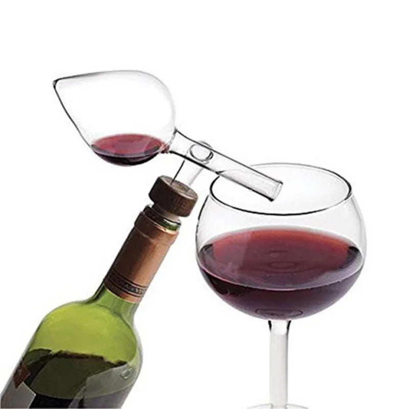 Glass Wine Aerator Decanter — Instant Smoother Pour
