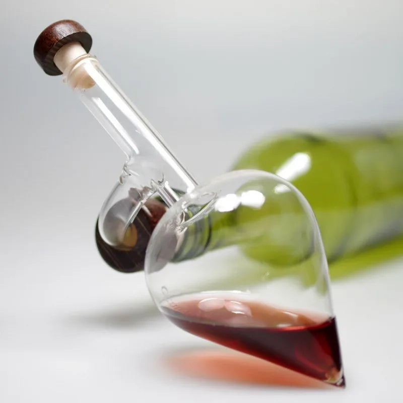 Glass Wine Aerator Decanter — Instant Smoother Pour