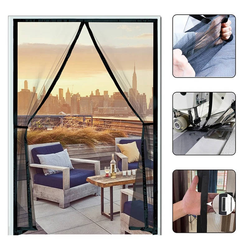 Magnetic Screen Door — Hands-Free Bug Screen, Custom Sizes