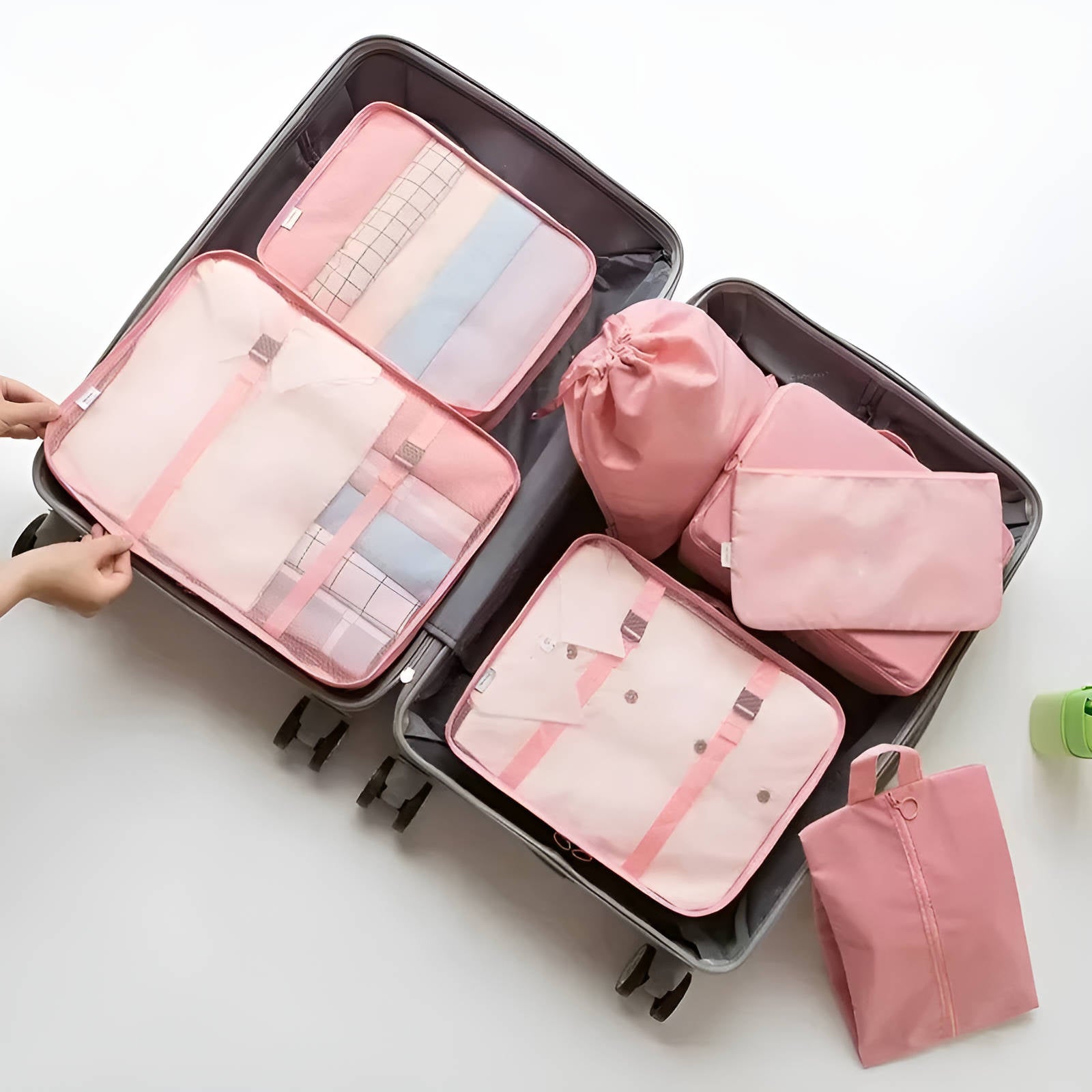7-Set Packing Cubes for Travel — Organised, Space-Saving Set