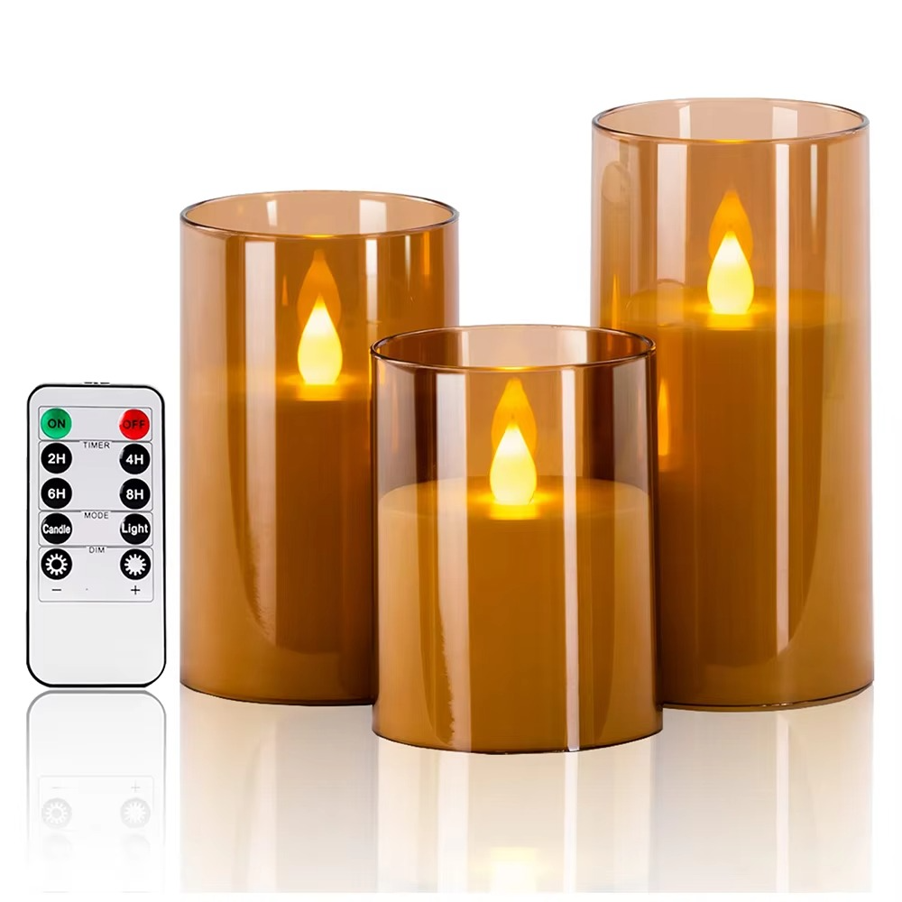 Realistic Flameless Candles with Remote — Safe LED Glow