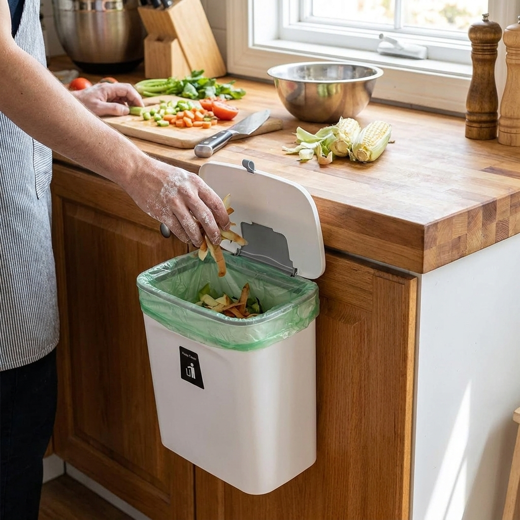 Kitchen Compost Bin lifestyle