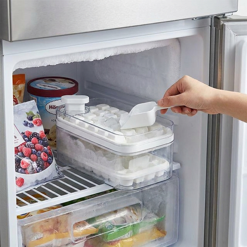 One-Click Ice Tray System lifestyle