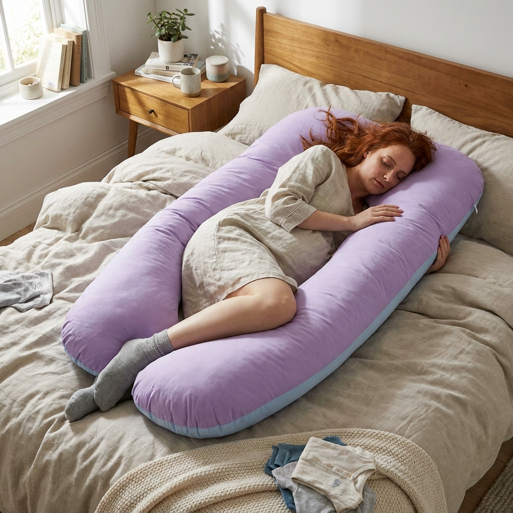 Sleeping Full Support Body Pillow lifestyle