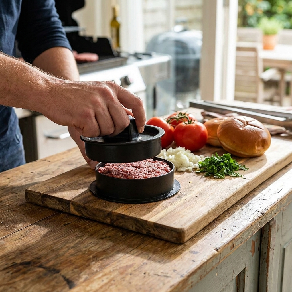 Hamburger Press Patty Maker lifestyle