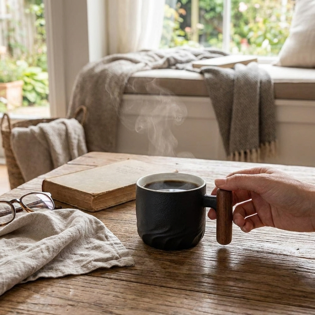 Vintage Espresso Cups lifestyle