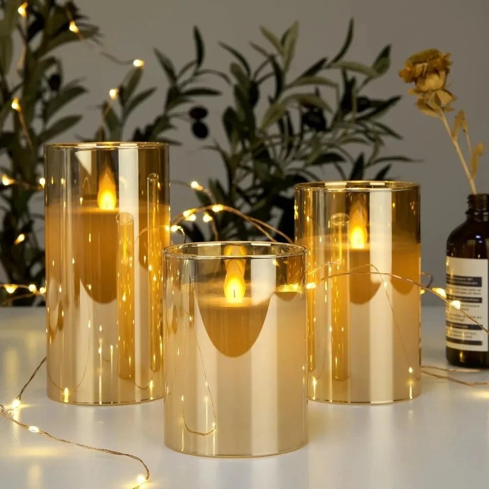 Realistic Flameless Candles with Remote — Safe LED Glow