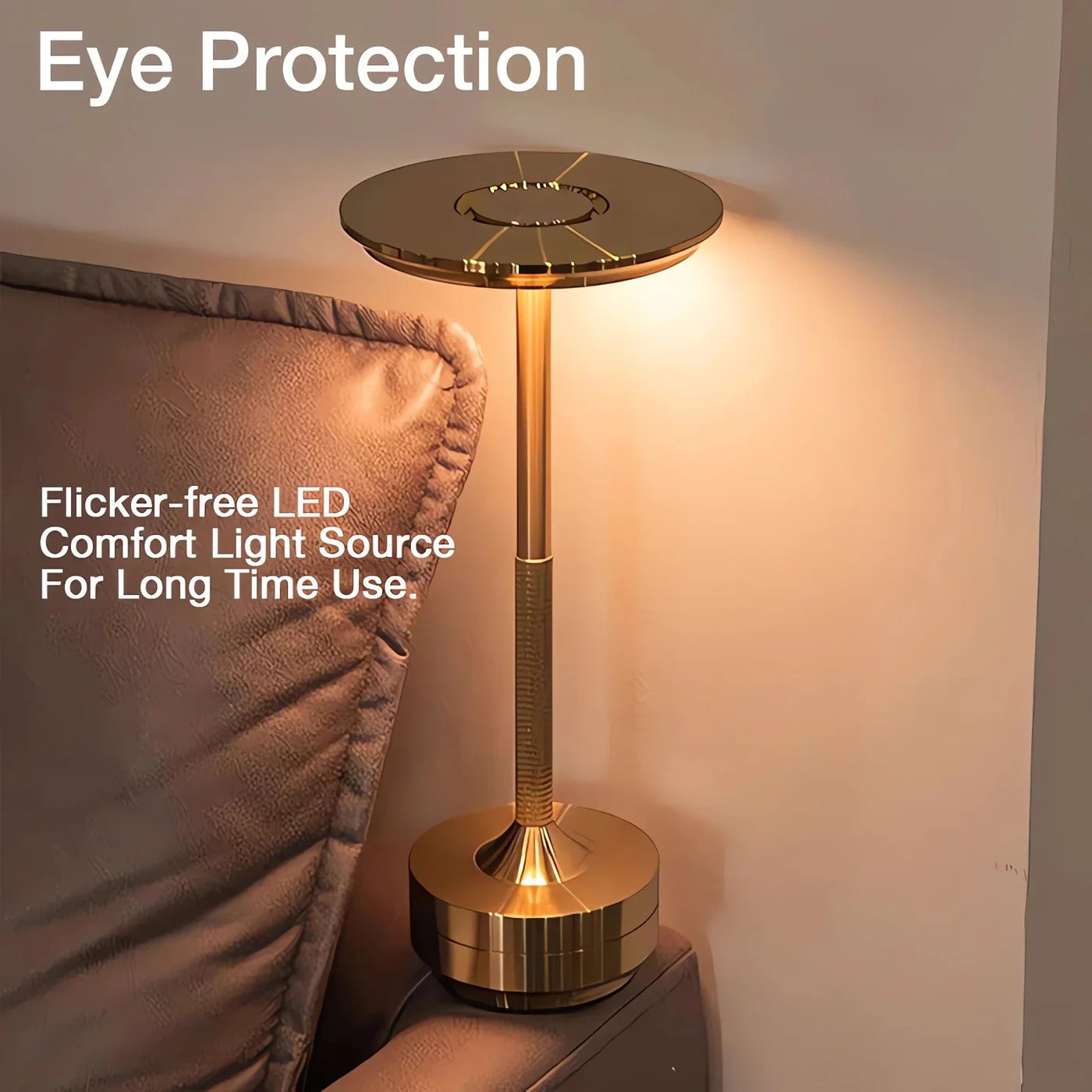 Cordless Nordic Table Lamp — Touch Control, Modern Accent Light