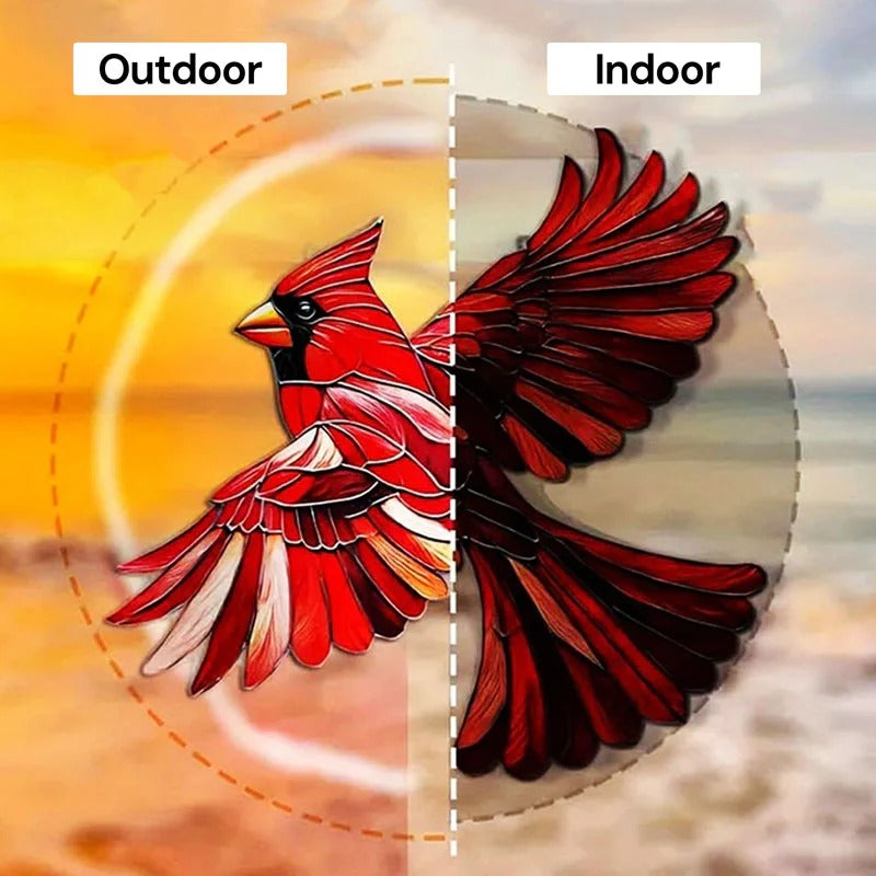Hummingbird Suncatcher — Colourful Light-Catching Décor