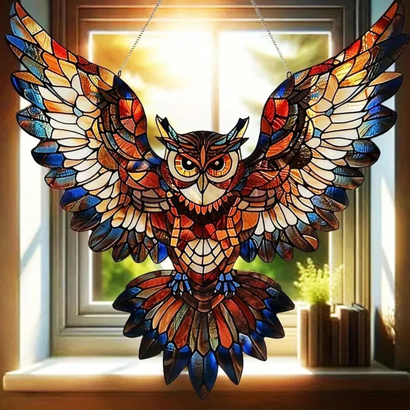 Hummingbird Suncatcher — Colourful Light-Catching Décor