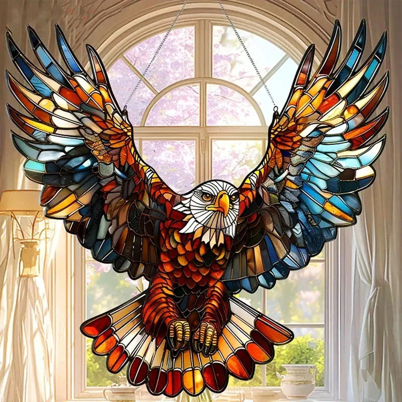 Hummingbird Suncatcher — Colourful Light-Catching Décor