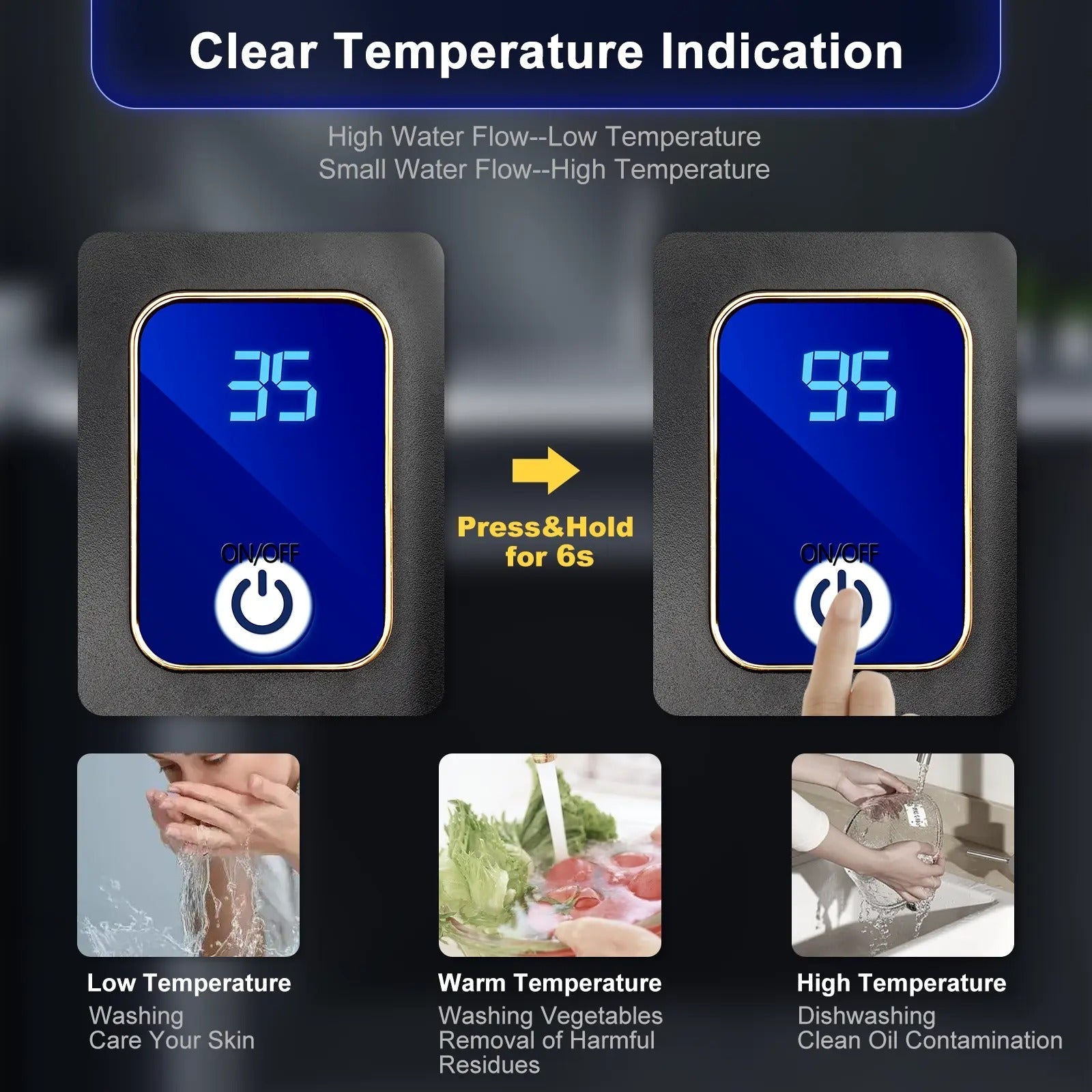 Tankless Instant Water Heater — On-Demand Hot Water