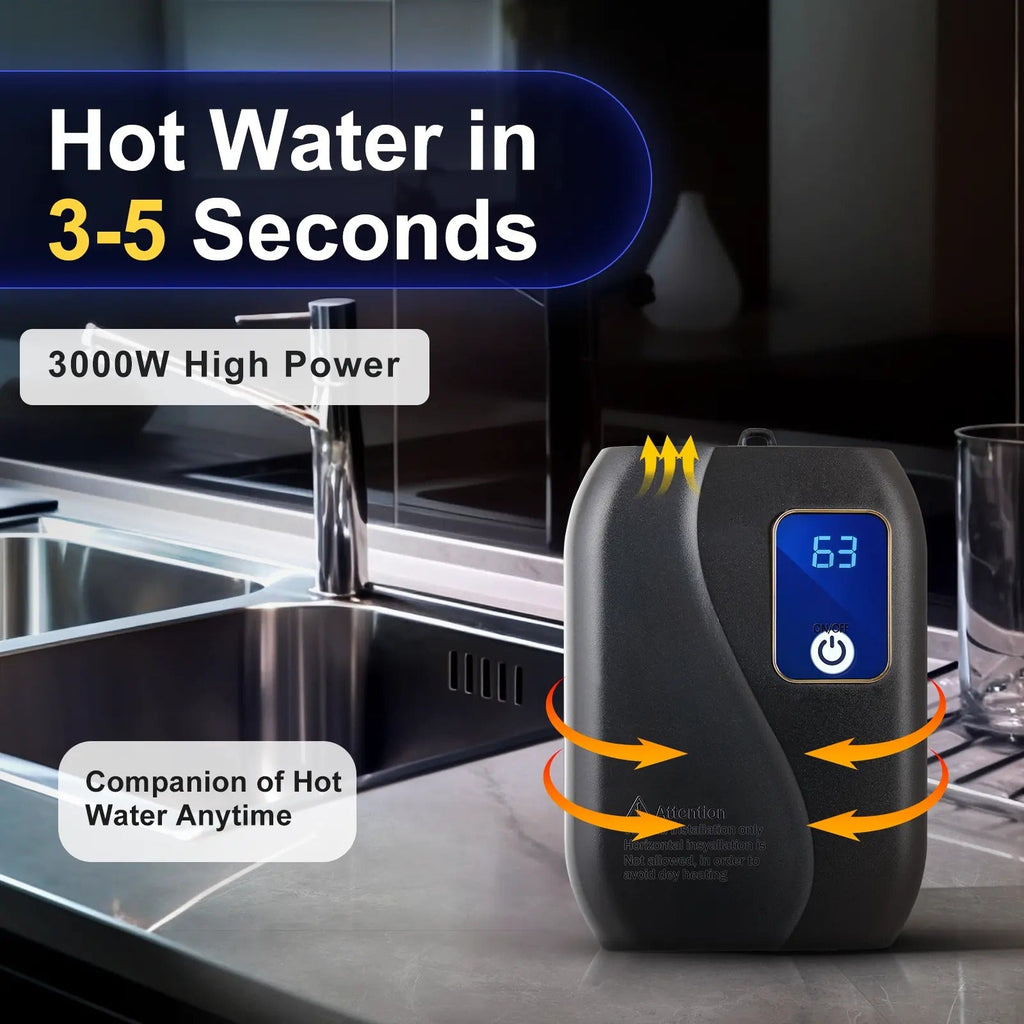Tankless Instant Water Heater — On-Demand Hot Water