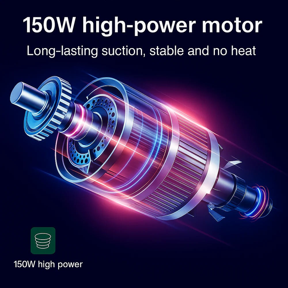 Cordless Car Vacuum — 95000Pa Powerful Handheld Cleaner