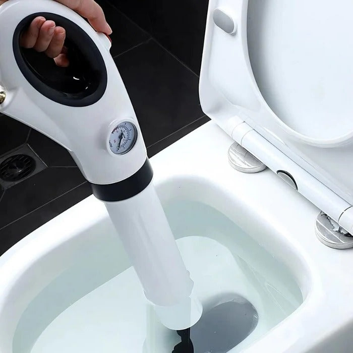 High-Pressure Toilet & Drain Unblocker — Chemical-Free Plunger