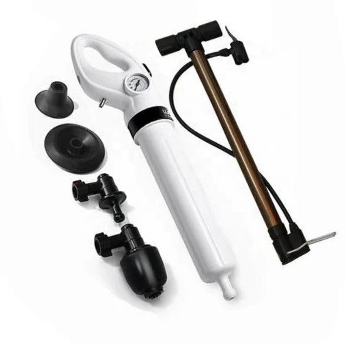 High-Pressure Toilet & Drain Unblocker — Chemical-Free Plunger