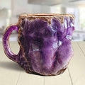 Crystal-Inspired Coffee Mugs — Elegant Faceted Drinkware