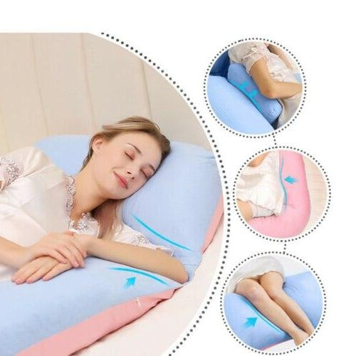 Full Support Body Pillow — Ergonomic Pregnancy & Pain Relief