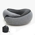 Memory Foam Travel Neck Pillow — Adjustable U-Shaped Support