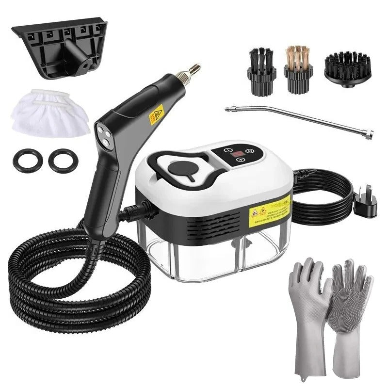 2500W High-Pressure Steam Cleaner with Protective Gloves