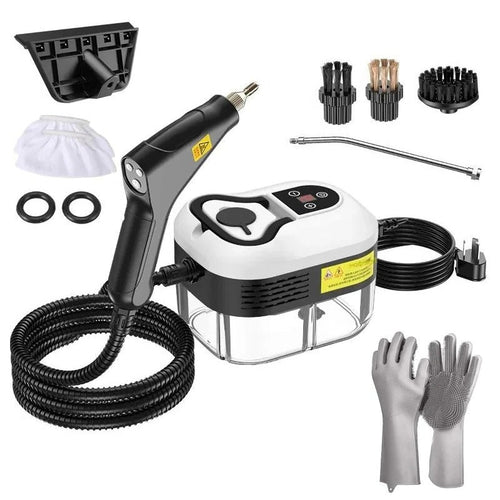 2500W High-Pressure Steam Cleaner with Protective Gloves