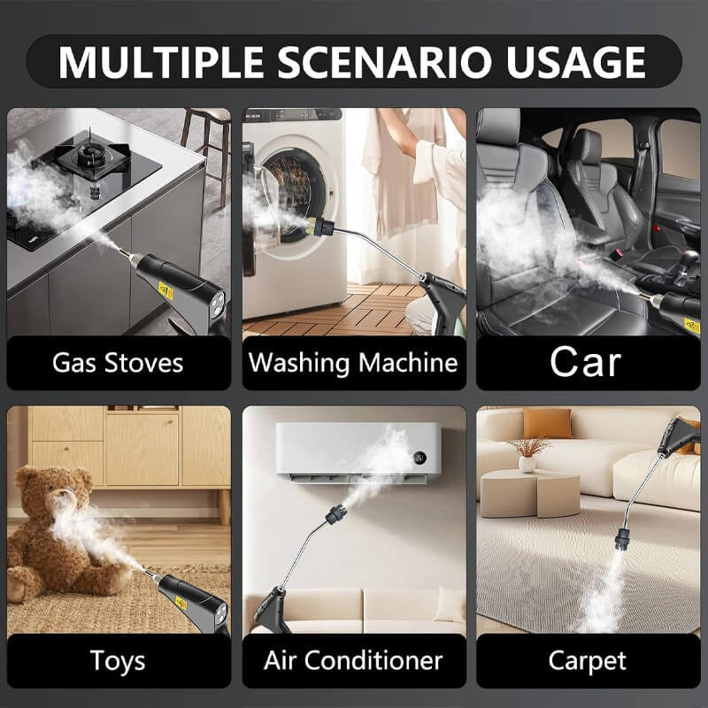 2500W High-Pressure Steam Cleaner with Protective Gloves